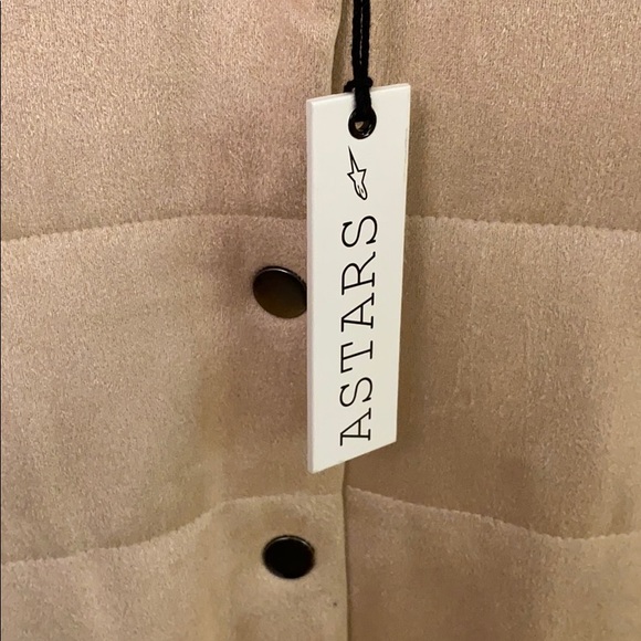 ASTARS The Baroness Quilted Vegan Suede Jacket - Picture 5 of 10